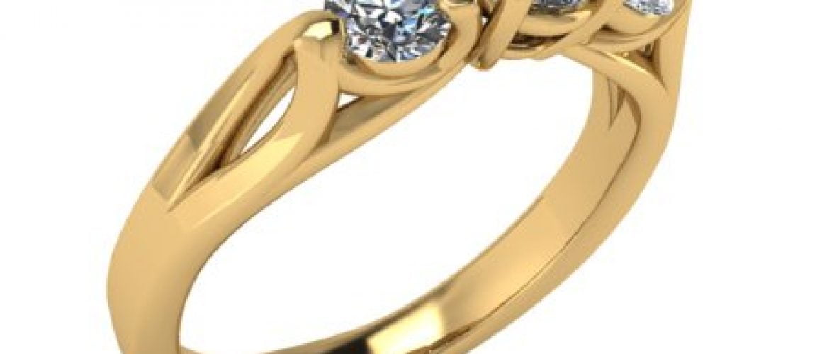 Verlovingsring Marlies 585 goud